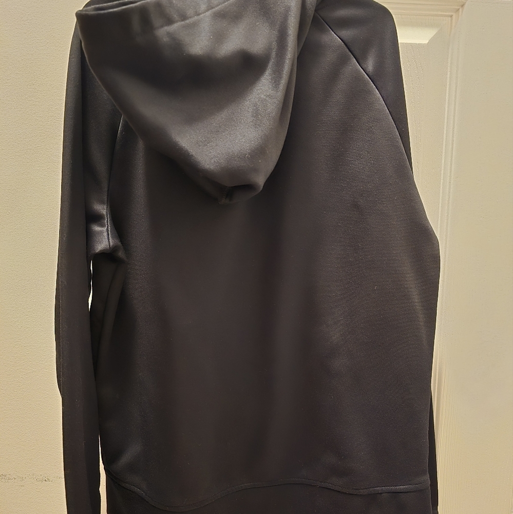 Nike, black hoodie, size lg, kids